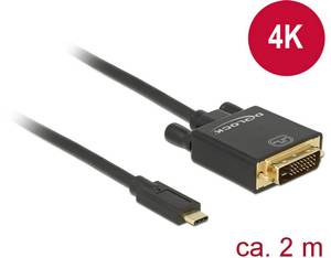 USB C auf DVI Adapter, USB Typ C zu DVI Adapter, DVI auf USB C USB4 und Thunderbolt 4 Port kompatibel Thunderbolt 3 in Schwarz Cable Matters USB C DVI Adapter 